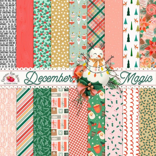 December Magic Papers - Click Image to Close