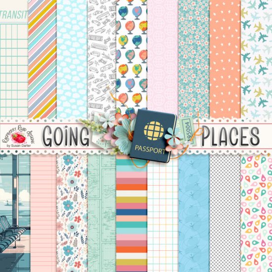 Going Places Paper Set