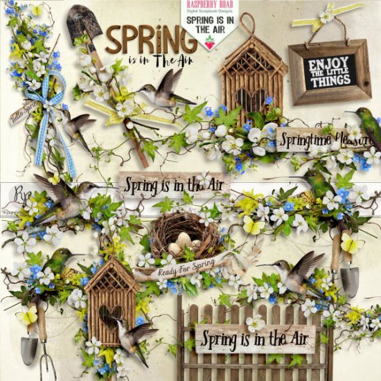 Spring Is In The Air Side Clusters - Click Image to Close