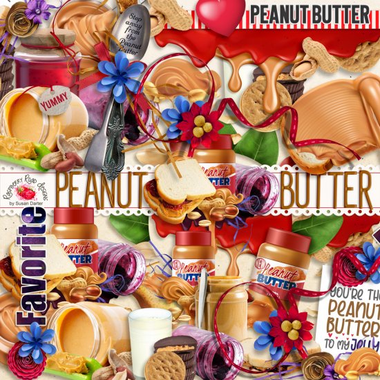 Peanut Butter Side Clusters