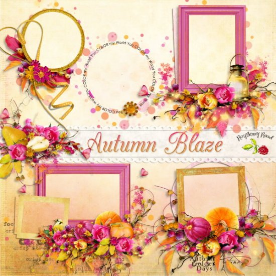 Autumn Blaze Cluster Set - Click Image to Close
