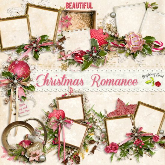 Christmas Romance Cluster Set - Click Image to Close