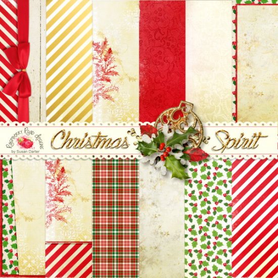 Christmas Spirit Paper Set - Click Image to Close
