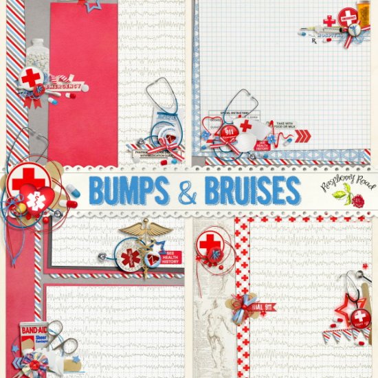 Bumps & Bruises Stacked Papers - Click Image to Close