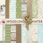 Woodland Winter Paper Set Woodland Winter Paper Set