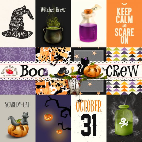 Boo Crew Journal Cards - Click Image to Close