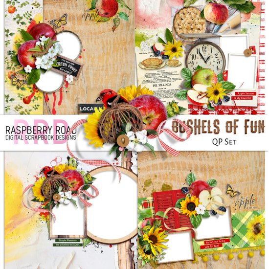 Bushels of Fun QP Set - Click Image to Close