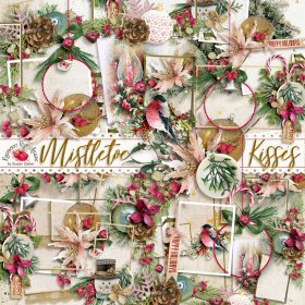 Mistletoe Kisses Clusters