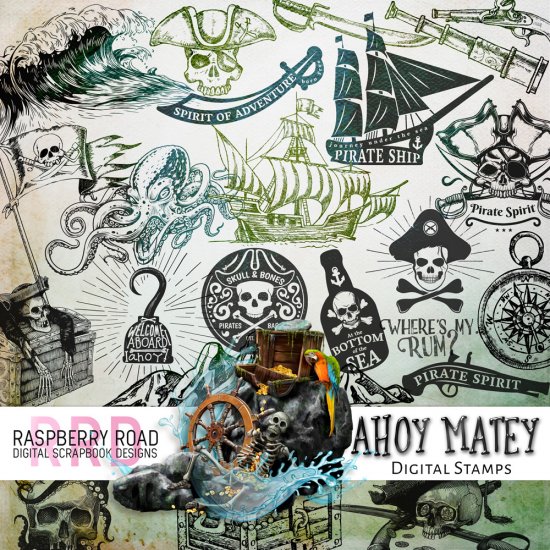 Ahoy Matey Stamps