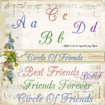 Circle Of Friends Alpha Set Circle Of Friends Alpha Set