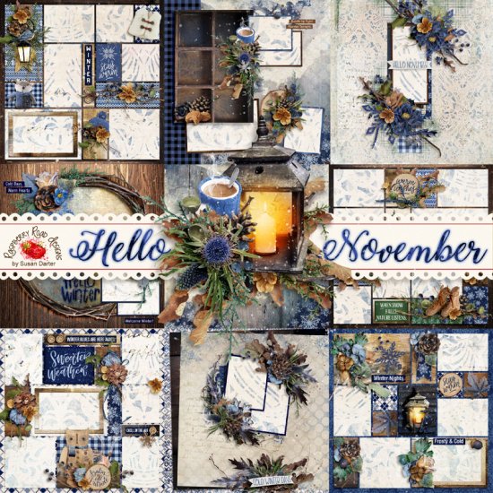 Hello November Mixed Set - Click Image to Close