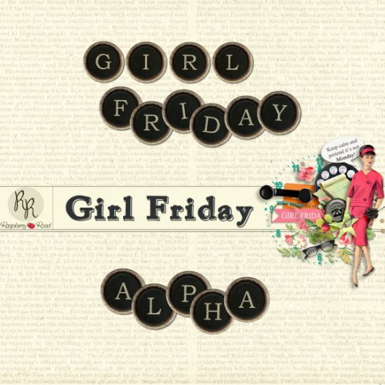 Girl Friday Alpha Keys - Click Image to Close