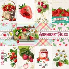 Strawberry Fields Journal Cards