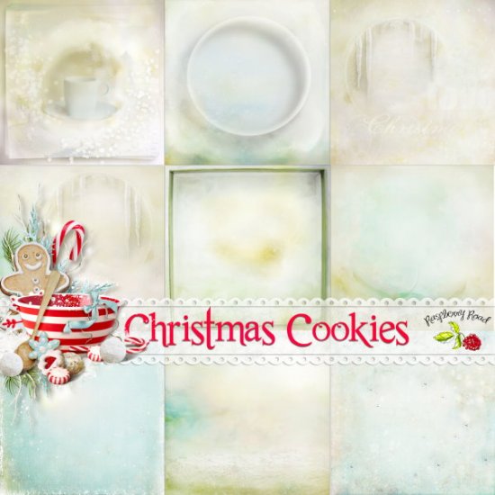 Christmas Cookies Paper Set - Click Image to Close