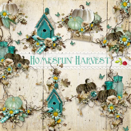 Homespun Harvest Side Clusters - Click Image to Close