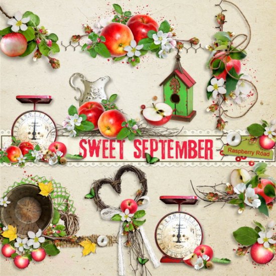 Sweet September Side Clusters - Click Image to Close