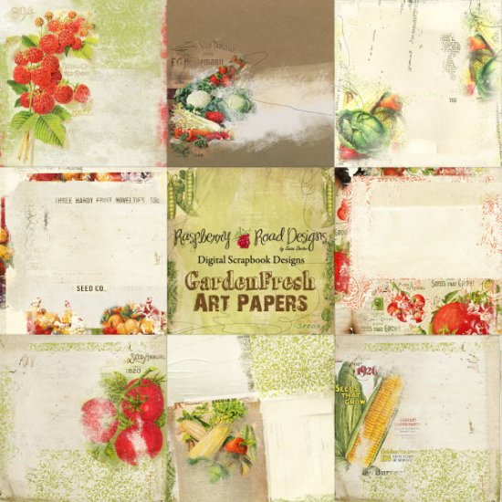 Garden Fresh Art Papers