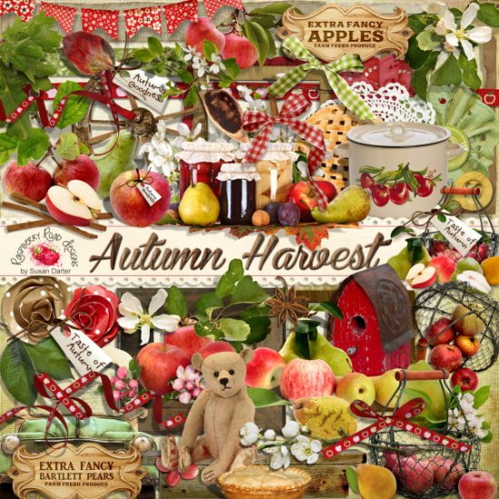 Autumn Harvest Element Set - Click Image to Close