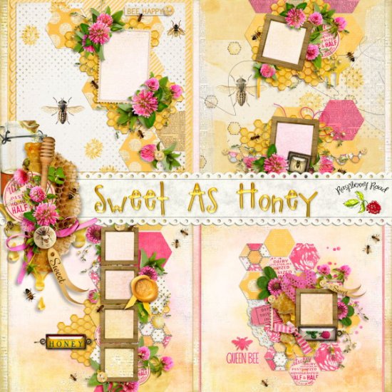 Sweet As Honey QP Set - Click Image to Close