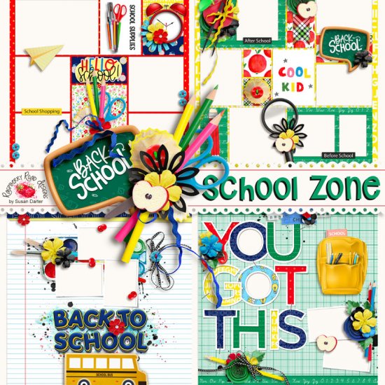 School Zone QP Set - Click Image to Close