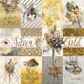 Silver & Gold Journal Cards