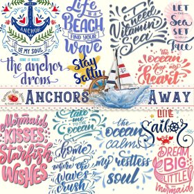 Anchors Away WordArt