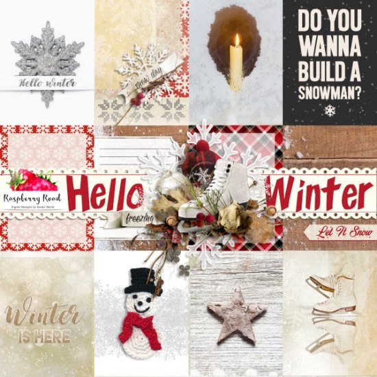 Hello Winter Journal Cards