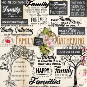 Family Gathering WordArt