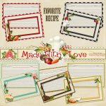 Made With Love Receipe Card Set