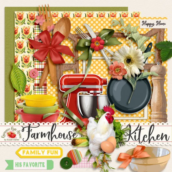 Farmhouse Kitchen Freebie - Click Image to Close