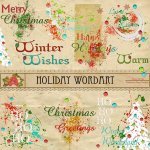 Holiday Wordart Holiday Wordart