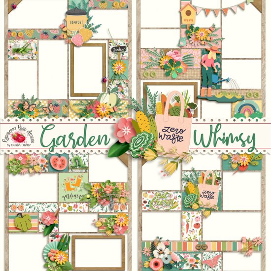 Garden Whimsy QP Set - Click Image to Close