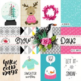 Snow Days Journal Cards