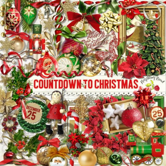 Countdown To Christmas Element Set - Click Image to Close