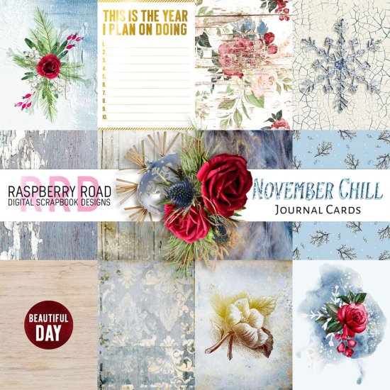 November Chill Journal Cards - Click Image to Close