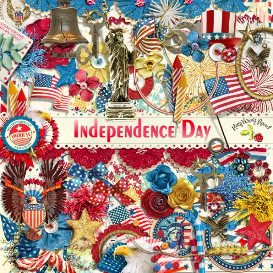 Independence Day Element Set - Click Image to Close