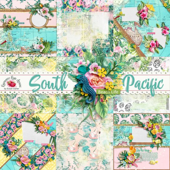 South Pacific Mixed Set - Click Image to Close