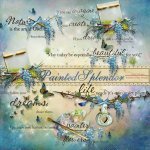 Painted Splendor WordArt Painted Splendor WordArt