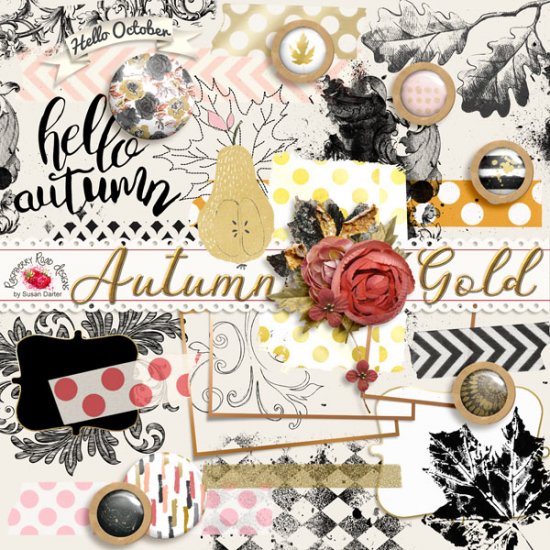 Autumn Gold Mixed Set - Click Image to Close