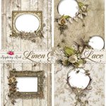 Linen And Lace EK QP Set Linen And Lace EK QP Set