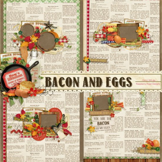 Bacon And Eggs QP Set - Click Image to Close