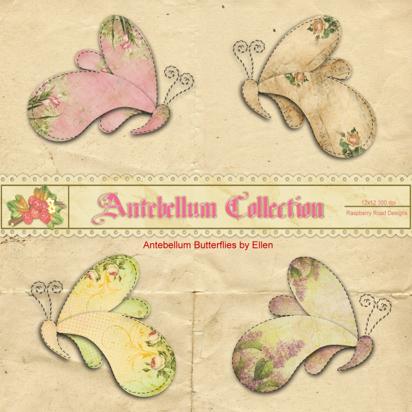 Antebellum Butterfly Set