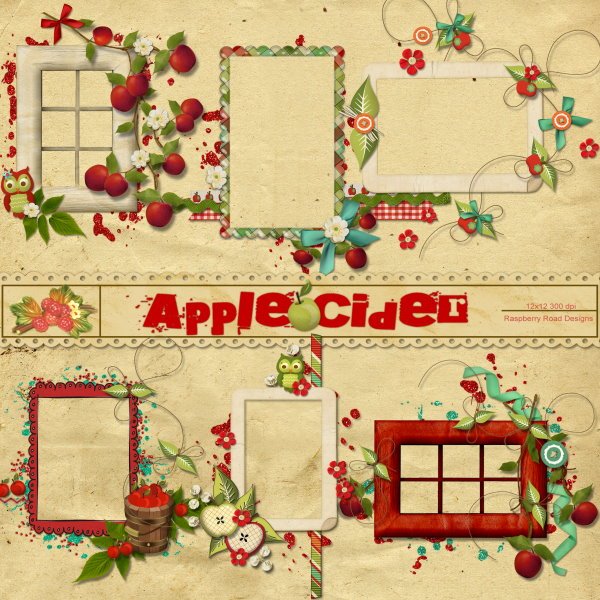 Apple Cider Cluster Set