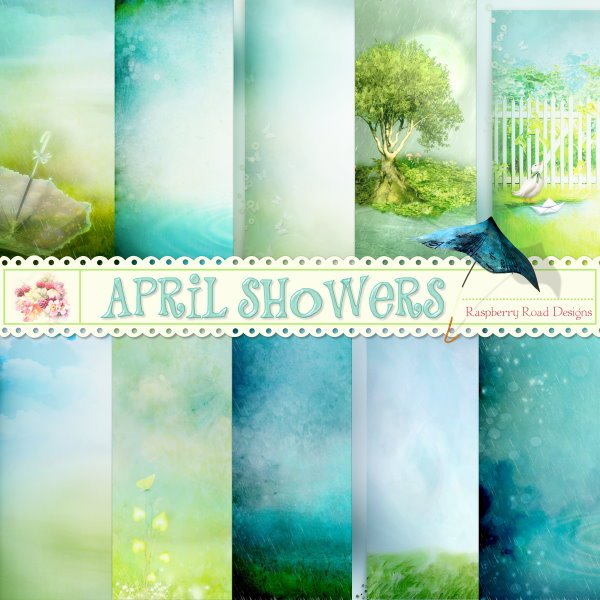 April Showers Paper Set