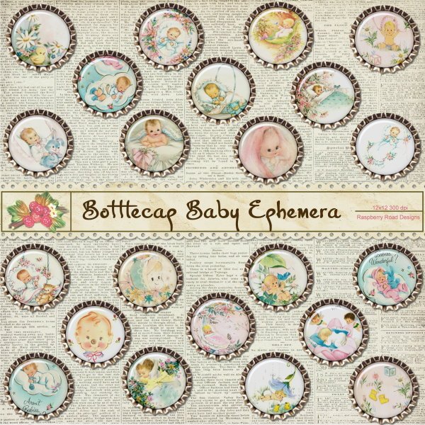 Bottlecap Baby Ephemera