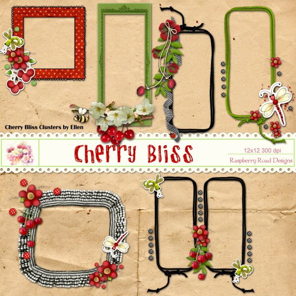 Cherry Bliss Cluster Collection
