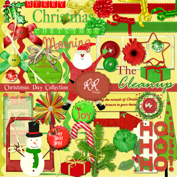 Christmas Day Embellishments