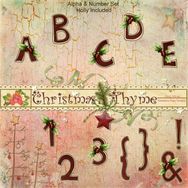 Christmas Thyme Alpha Set