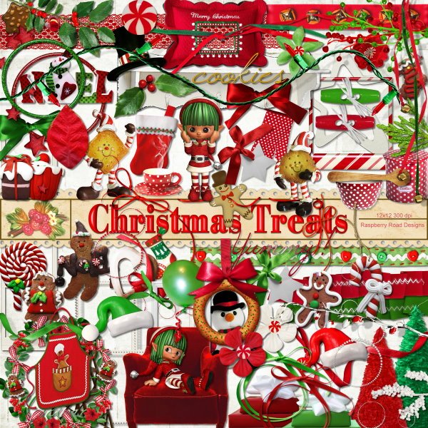 Christmas Treats Element Set