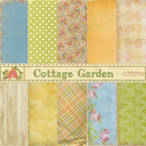 Cottage Garden Paper Set1